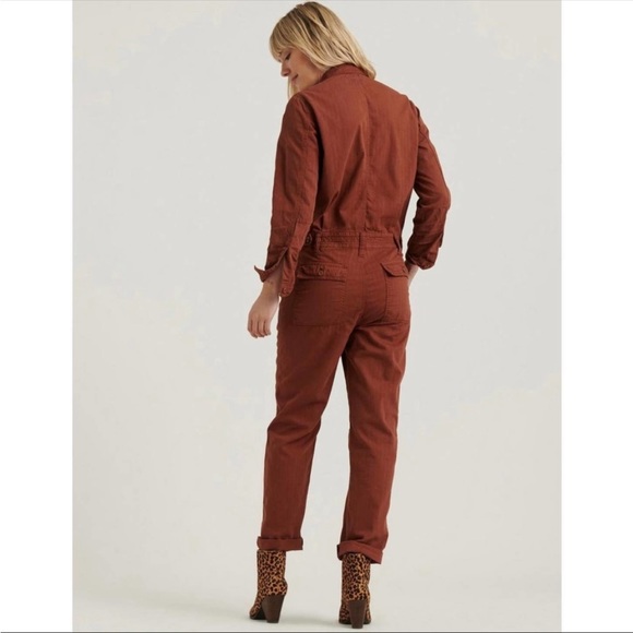 Lucky Brand Broiler Suit in rust color - Picture 2 of 16